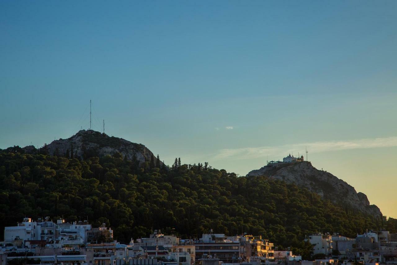Apartment With Beautiful View Of Lycabettus Aten Exteriör bild